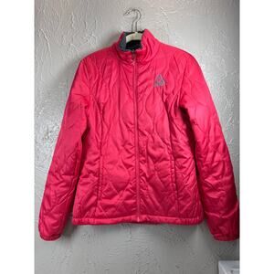 Gerry Coat‎ Quilted Puffer Hot Pink Zip Up Jacket Waterproof Pockets Size Small